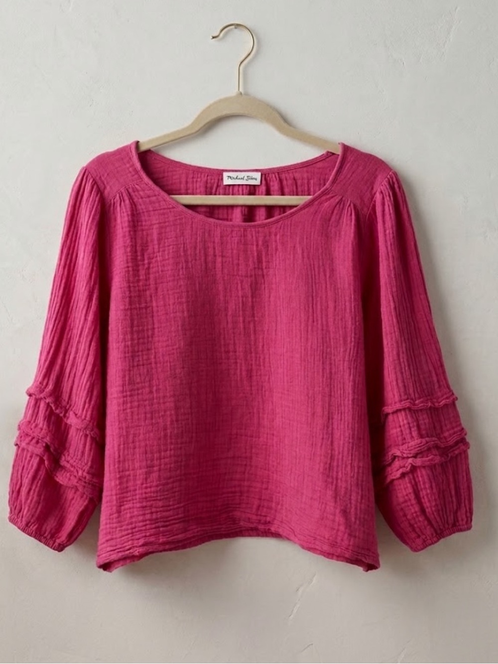 Michael Stars Pruitt Balloon Sleeve
Top Size Large